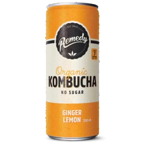 Ginger Lemon Kombucha Drink