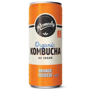 Orange Squeeze Kombucha Drink