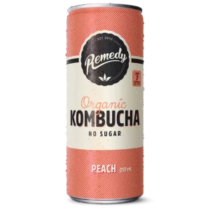 Peach Kombucha Drink