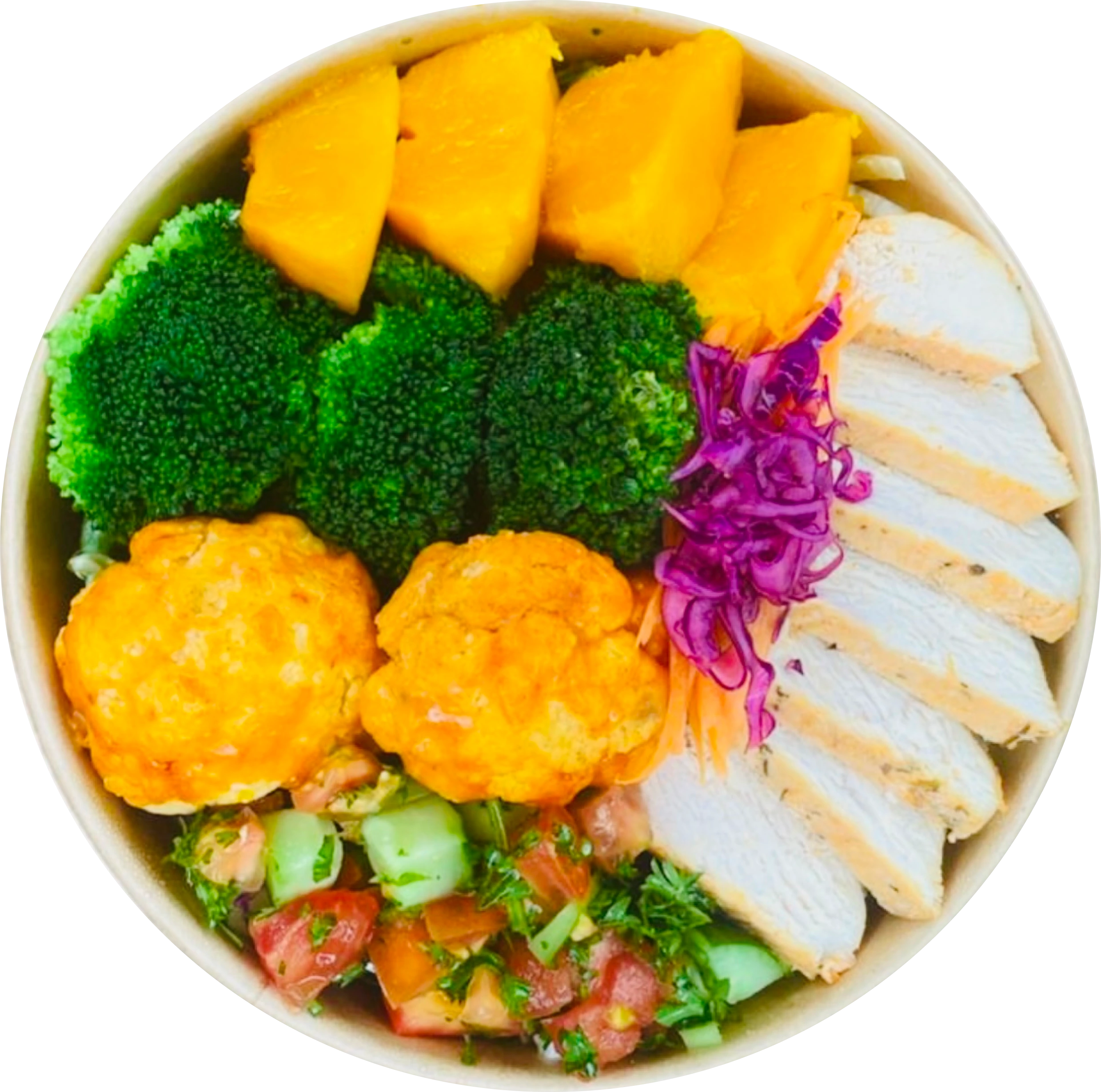 Power Protein Fiber Meal with 4 Side Dishes